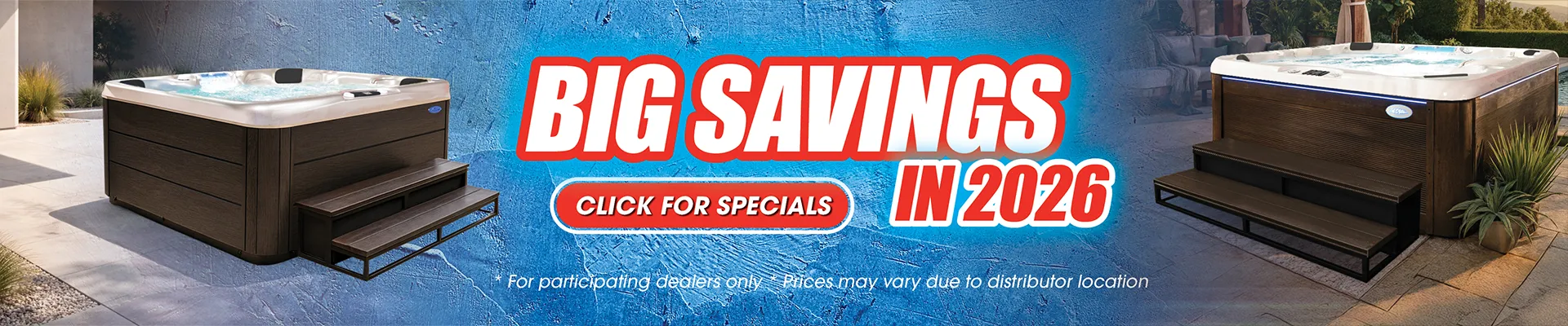 Calspas hot tub being used in a family setting - Elyria