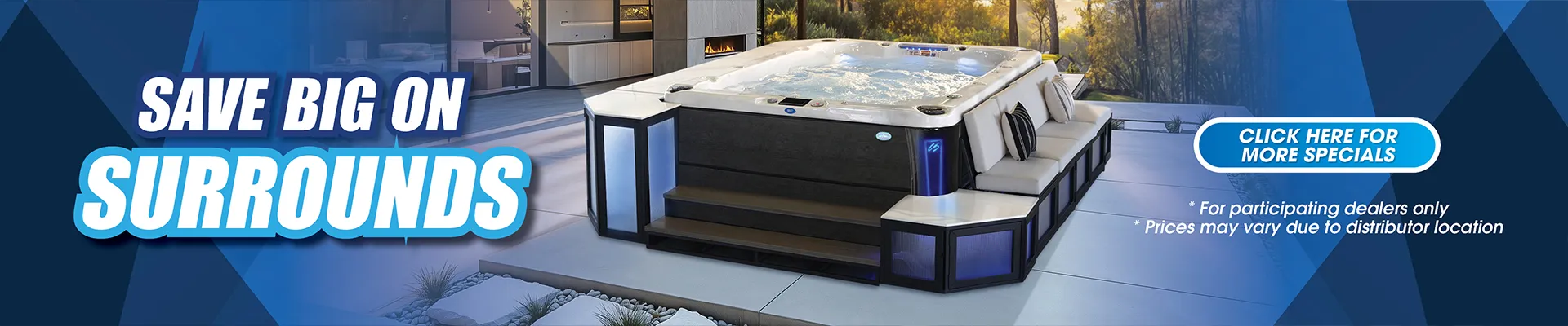 Calspas hot tub being used in a family setting - Elyria