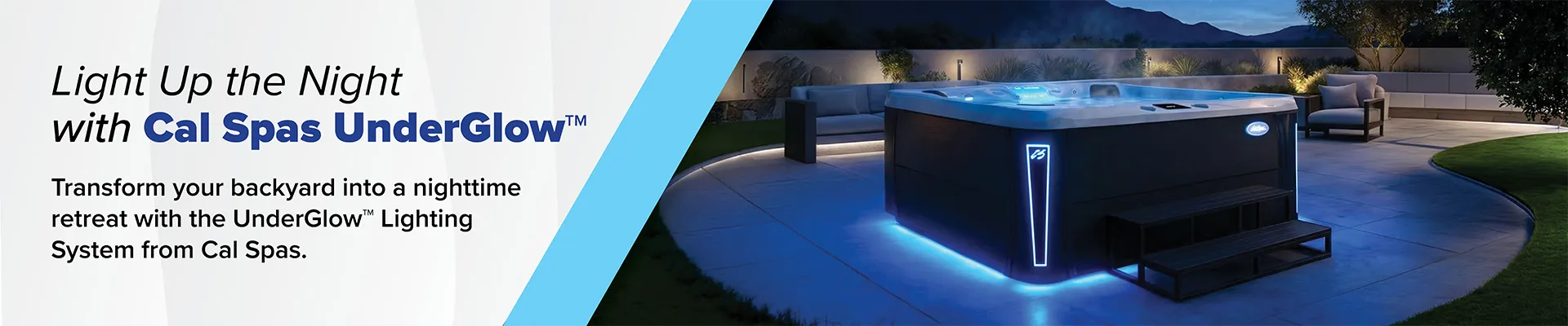 Calspas hot tub being used in a family setting - Elyria